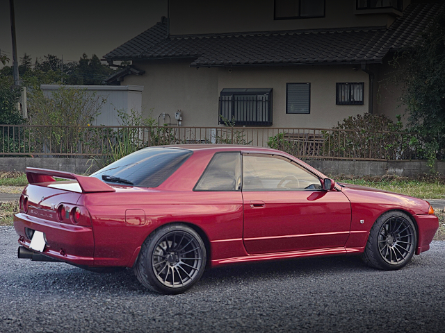 Rear exterior of R32 SKYLINE GT-R.