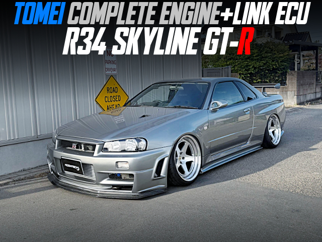 TOMEI COMPLETE ENGINE+LINK ECU modified R34 SKYLINE GT-R.