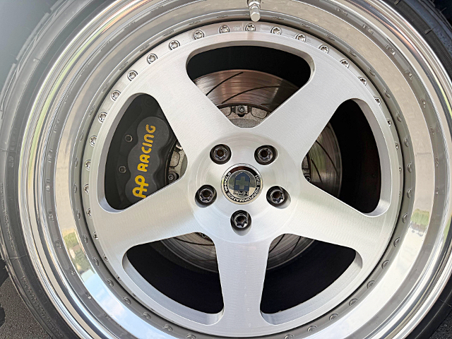 AP-RACING Caliper Installed Stance R34 SKYLINE GT-R.