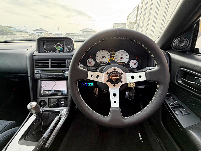 Dashboard of Stance R34 SKYLINE GT-R.
