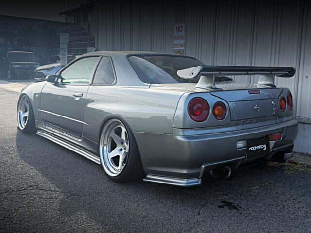 Rear exterior of Stance R34 SKYLINE GT-R.