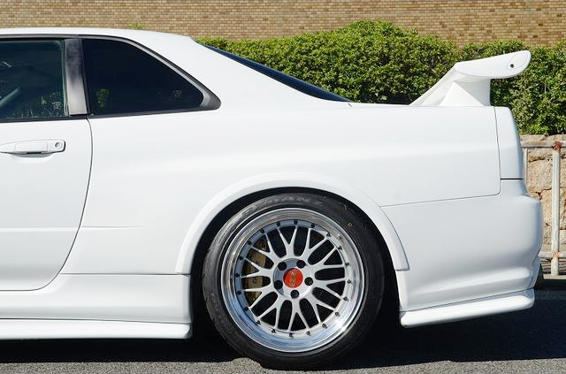 Rear Rim of 580PS R34 SKYLINE GT-R V-SPEC.