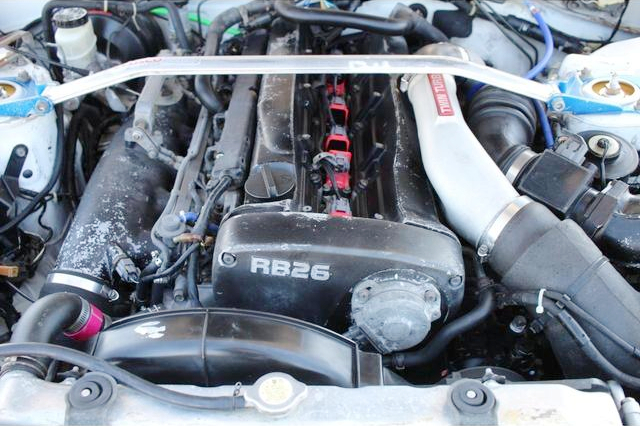 RB26 twin turbo engine installed R32 SKYLINE 4-DOOR GTS-4.
