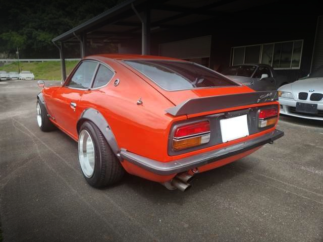 Rear exterior of S30 FAIRLADY 240ZG.