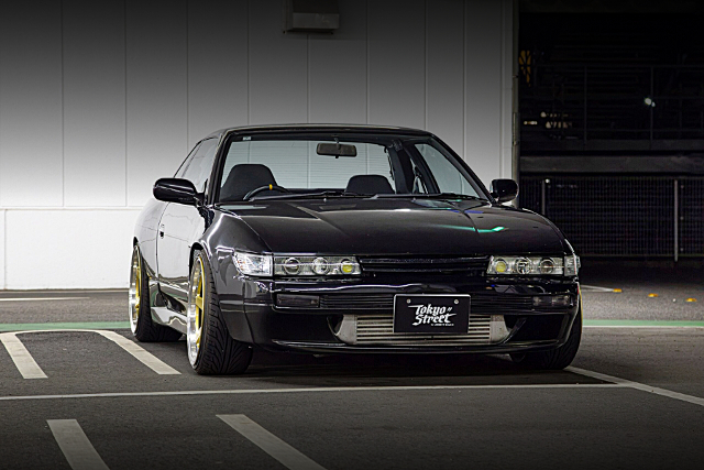Front exterior of WIDEBODY S13 SILVIA K'S.