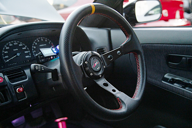 Steering Wheel of WIDEBODY S13 SILVIA K'S.
