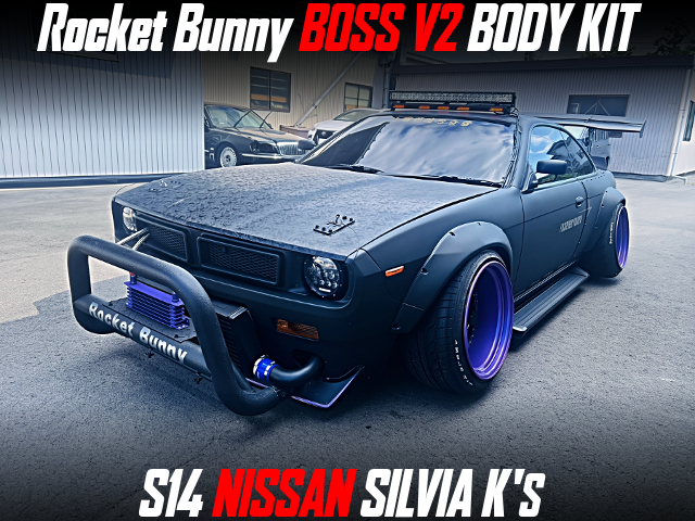 Rocket Bunny BOSS V2 BODY KIT installed S14 SILVIA Ks.