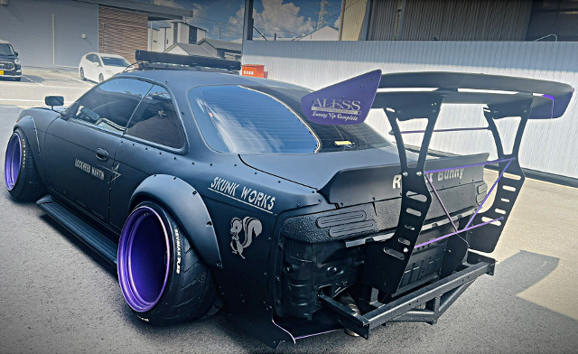 Rear exterior of Rocket Bunny BOSS V2 BODY S14 SILVIA Ks.