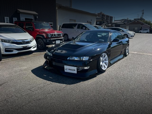 Front exterior of BN-SPORTS WIDEBODY S14 SILVIA.