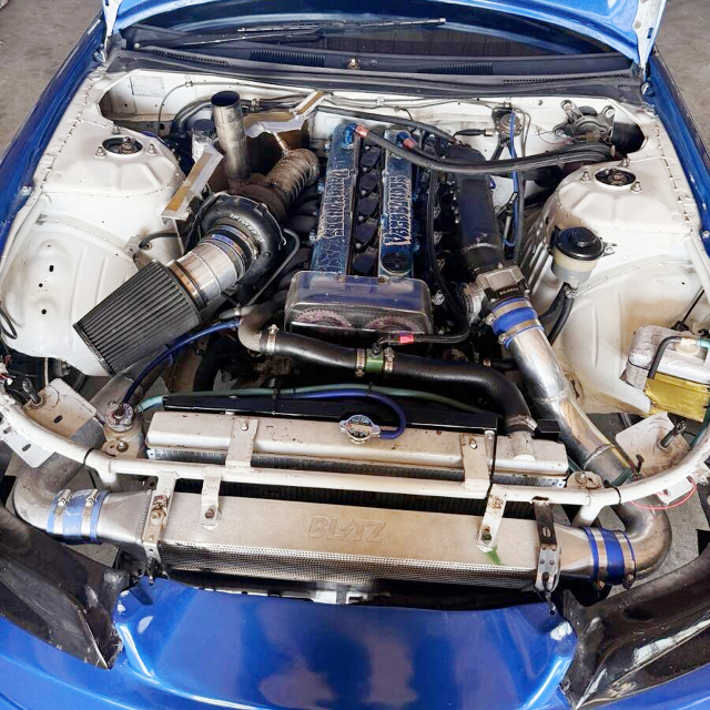 JZX90 1JZ-GTE+SINGLE TURBO installed S15 SILVIA.