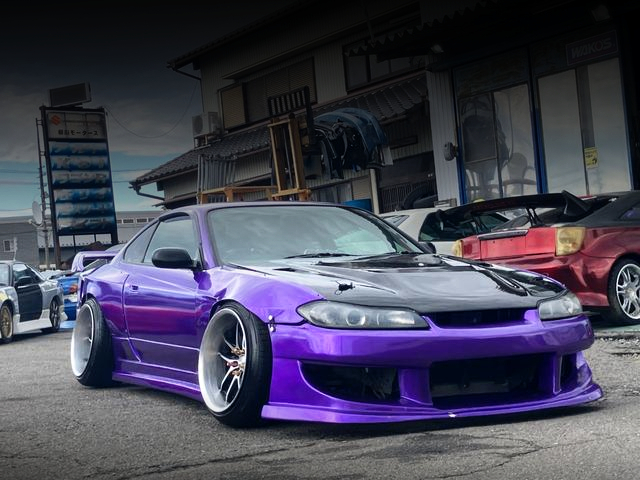 Front exterior of WIDEBODY S15 SILVIA SPEC-R.