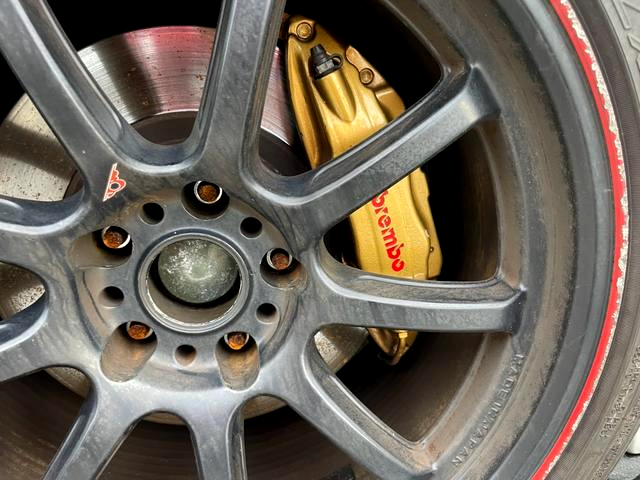 Brembo Front Caliper installed S15 SILVIA SPEC-R.