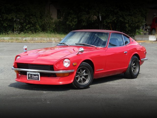 Front exterior of HLS30 DATSUN 240Z.