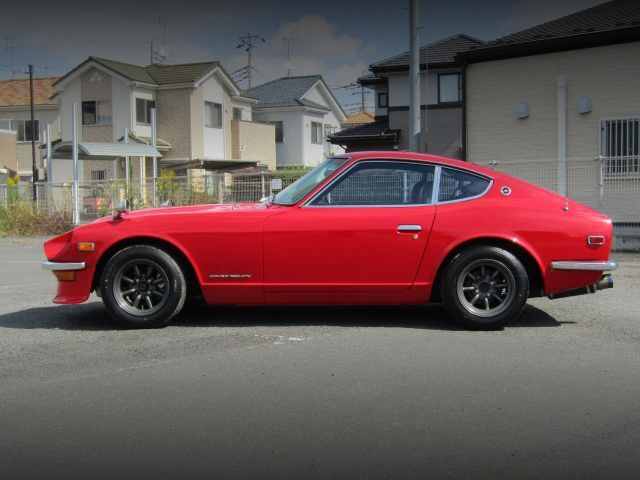 Left-Side exterior of HLS30 DATSUN 240Z.
