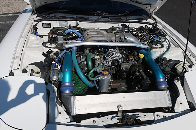 13B-REW With HKS TO4Z single turbo.