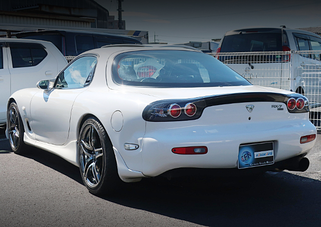 Rear exterior of FD3S RX-7 TYPE-RB.