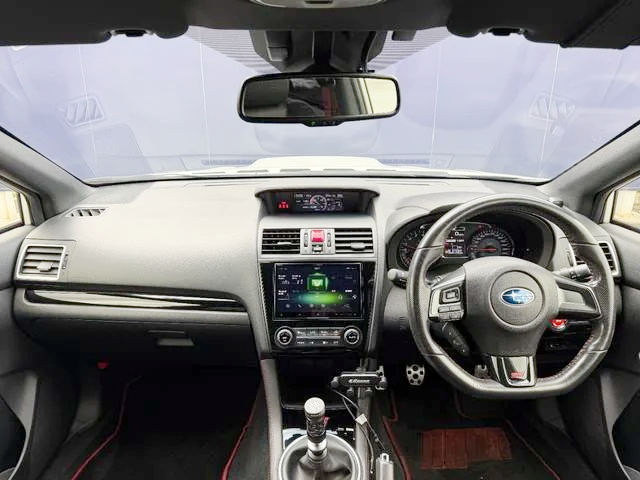 Interior of WIDEBODY VAB SUBARU WRX STI TYPE-S.
