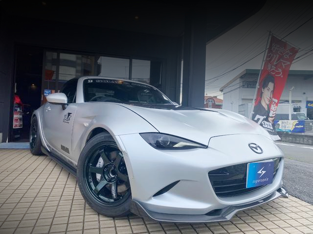 Front exterior of VARIS DEMO CAR ROADSTER S SPECIAL PACKAGE.