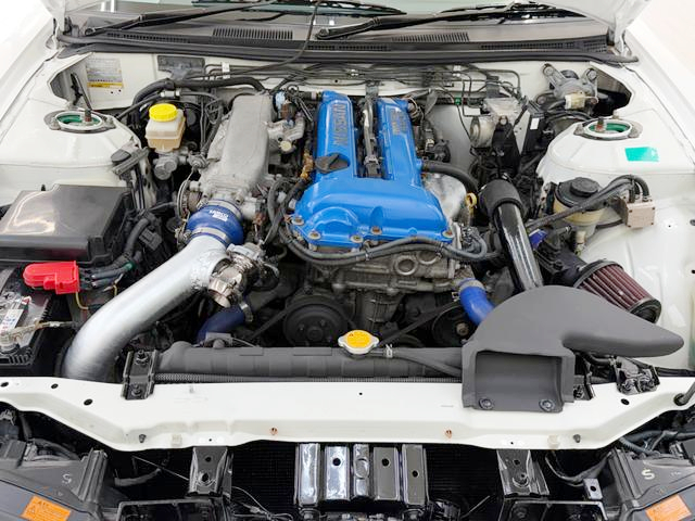SR20DET turbo engine of VERTEX WIDEBODY S15 SILVIA SPEC-R.