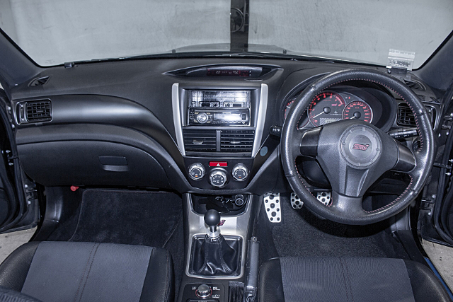 Manual Shift Conversion interior of GRF IMPREZA HATCHBACK WRX STI A-LINE.