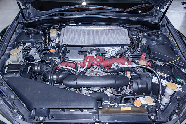 EJ25 turbo engine of GRF IMPREZA HATCHBACK WRX STI A-LINE.