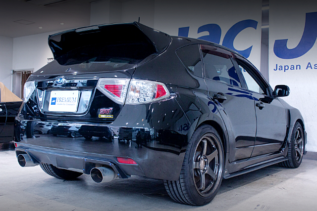 Rear exterior of GRF IMPREZA HATCHBACK WRX STI A-LINE.