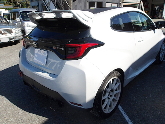 Rear exterior of GXPA16 YARIS RC.