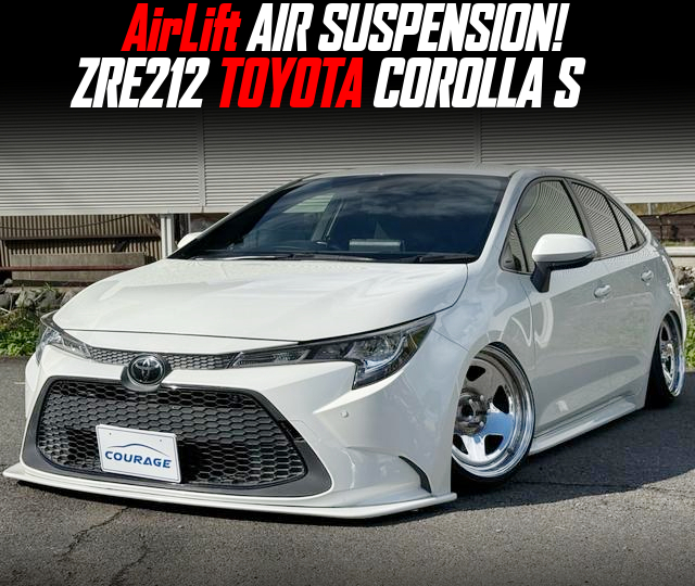 AirLift AIR SUSPENSION installed ZRE212 COROLLA S.
