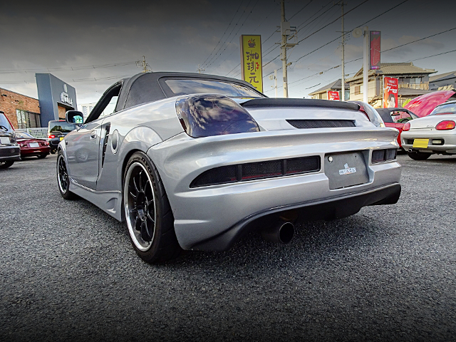 Rear exterior of ZZW30 MR-S S-EDITION.